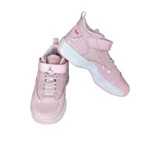 Air Jordan Max Aura 6 PS Pink Foam/Fire Red Kids Sneakers Size 13C